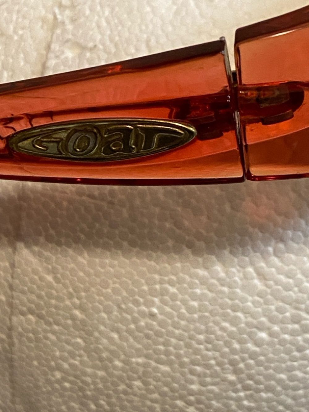 Goat Kingoin Women's Amber Translucent Sunglass Frames with Dark Lenses Unisex - Picture 8 of 16